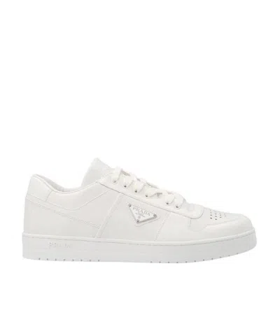 PRADA DOWNTOWN LEATHER SNEAKERS