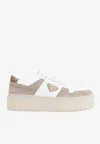 Prada Downtown Low-top Platform Sneakers In Multi