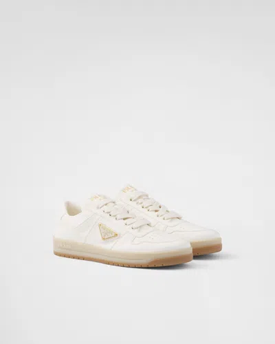 PRADA DOWNTOWN NAPPA LEATHER SNEAKERS