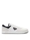 Prada Downtown Re-nylon Low-top Sneakers In Beige