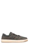 Prada Downtown Re-nylon Low-top Sneakers In Green