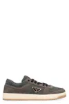Prada Downtown Re-nylon Low-top Sneakers In Green
