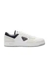 Prada Downtown Re-nylon Low-top Sneakers In White