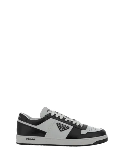 Prada Downtown Sneakers In Black