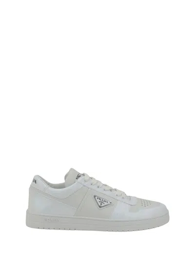Prada Downtown Sneakers In Bianco