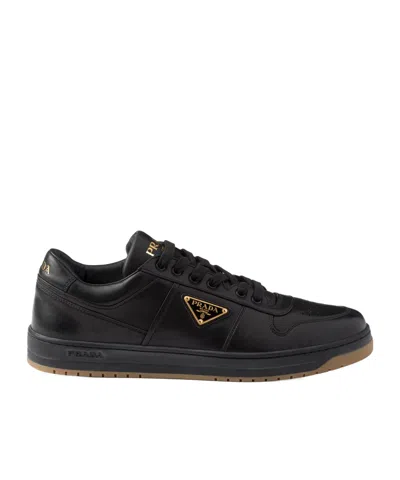 PRADA PRADA TRIANGLE-LOGO LOW-TOP SNEAKERS