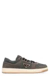 Prada Downtown Re-nylon Low-top Sneakers In Ematitepiombo