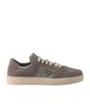 Prada Downtown Sneaker Aus Re-nylon Und Wildleder In Gray