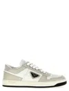 Prada White Two-tone Downtown Sneakers