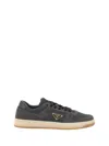 Prada Downtown Re-nylon Low-top Sneakers In Grey
