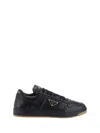 Prada Downtown Sneaker Aus Nappa-leder In Nero 2