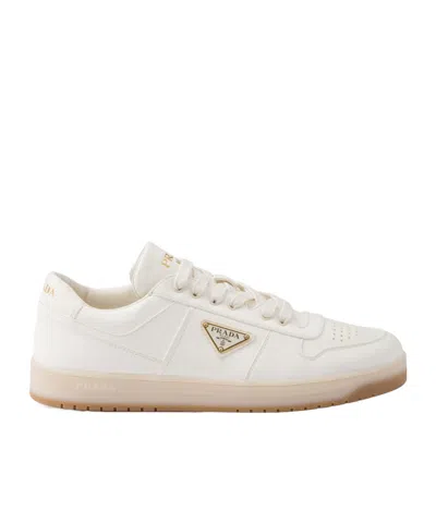 PRADA DOWNTOWN NAPPA LEATHER SNEAKERS