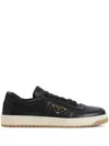 Prada Downtown Low-top Sneakers In Black