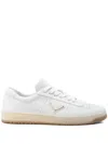 Prada Leather Sneakers In Nude