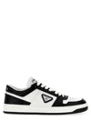 Prada Urban Leather Sneakers Featuring Contrast Panels