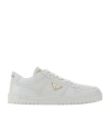 Prada Leather Sneakers In White