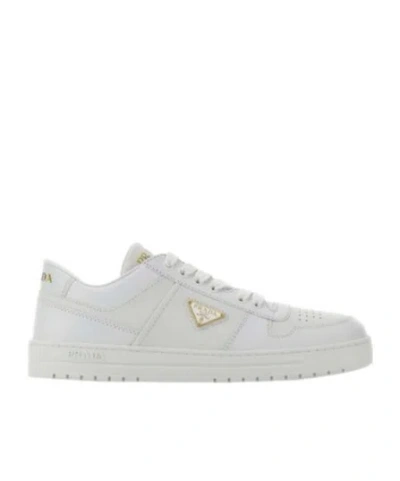 PRADA PRADA DOWNTOWN TRIANGLE LOGO SNEAKERS