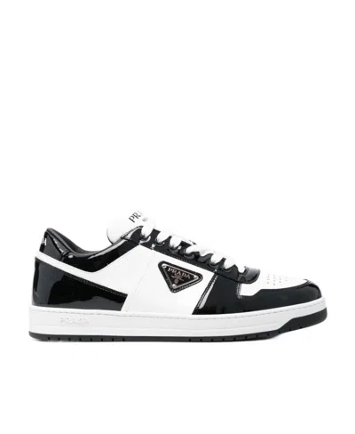 PRADA DOWNTOWN TRIANGLE-LOGO SNEAKERS