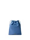 Prada Drawstring Clutch Bag In Neutrals