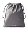 Prada Drawstring Clutch In Metallic
