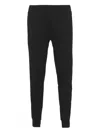 Prada Mens Black Contrast-trim Tapered-leg Cotton And Nylon Jogging Bottoms In Black