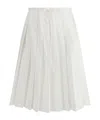 Prada White Cotton Polyester Skirt In White
