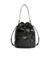 Prada Borsa A Secchiello Re-edition 1978 In Re-nylon Nero Donna In Black