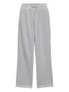 Prada Drawstring Track Pants In Gray