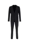 Prada Completo In Misto Lana Nera  Uomo In Black