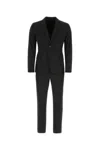Prada Completo In Misto Lana Nera  Uomo In Black