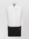 Prada Cotton And Re-nylon Shirt Dress