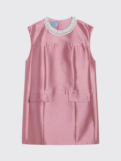 Prada Dress Woman  In Pink