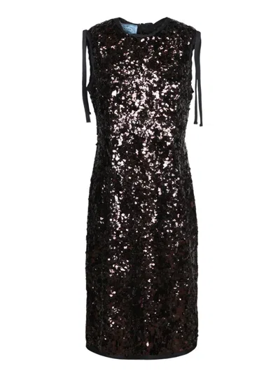 Prada Dresses In Black
