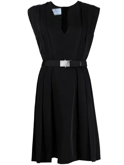 Prada Dresses In Black