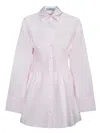 Prada Pastel Pink Poplin Shirt In Pink