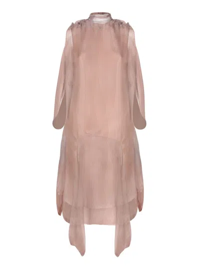【関税&送料込】Prada Powder Pink Voile Dress Prada Powder Pink Voile Dress | ModeSens