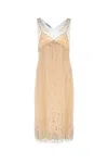 Prada Skin Pink Nylon Dress In Pink