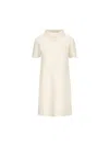 Prada Wool Mini Dress In White