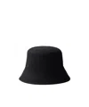 Prada Drill Bucket Hat In Black