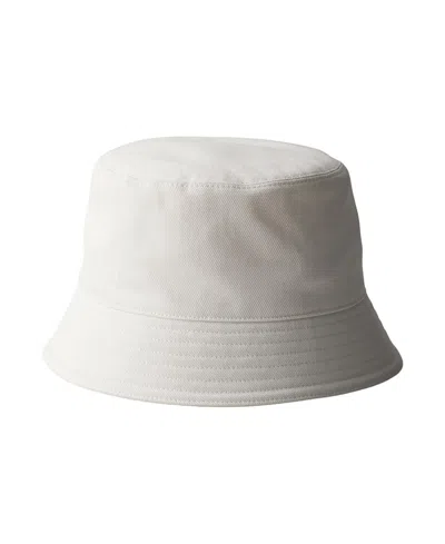 Prada Drill Bucket Hat In White