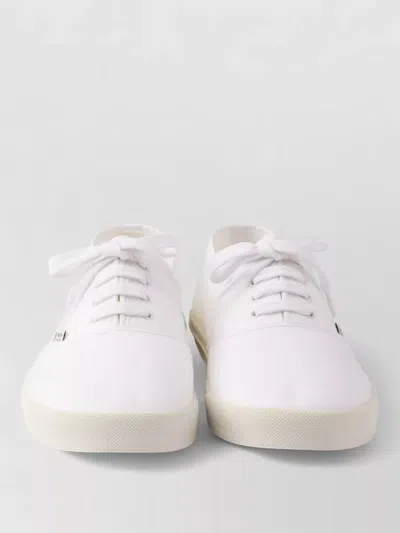 PRADA DRILL LOW TOP SNEAKERS RUBBER SOLE