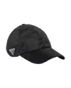 Prada Duchesse Baseball Cap With Crystals In Black