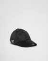 Prada Duchesse Baseball Cap With Crystals In Black