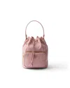 Prada Re-nylon Triangle-logo Drawstring Bucket Bag