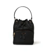 Prada Re-nylon Bucket Bag In Black