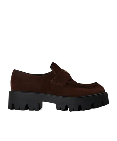 Prada Durable Cushioned Loafers In Multi