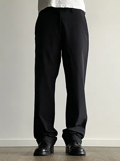 Pre-owned Prada Early 2000's Nylon Pants In Black
