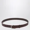 Prada Ebony Colour Belt In Aged In Brown