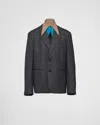 Prada Single-breasted Wool Jacket