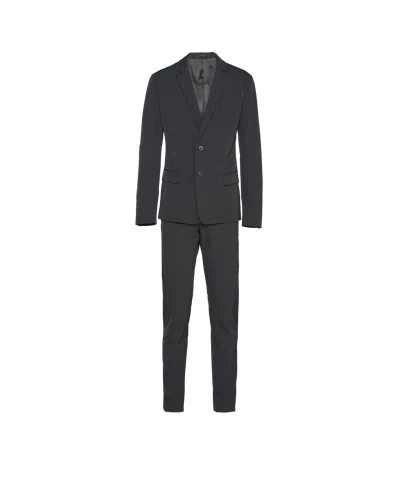 PRADA EINREIHIGER ANZUG AUS TECHNO-STRETCH